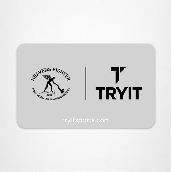 TRYIT E-Gutschein in Kooperation mit dem Heaven Fighter - digitaler Geschenkgutschein auf tryitsports.com.