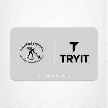 TRYIT E-Gutschein in Kooperation mit dem Heaven Fighter - digitaler Geschenkgutschein auf tryitsports.com.