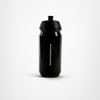 Schwarze Sportflasche mit weißem Text "WWW.TRYITSPORTS.COM".