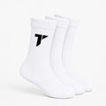 Kinder-Sportsocken gepolstert- Weiß - 3 Paar
