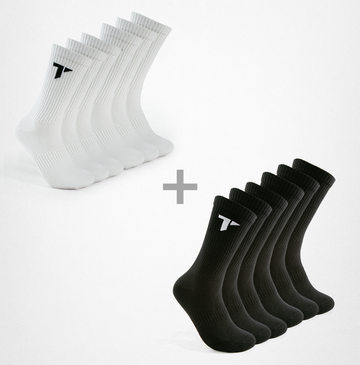 Duo Color Komfort Sportsocken Set